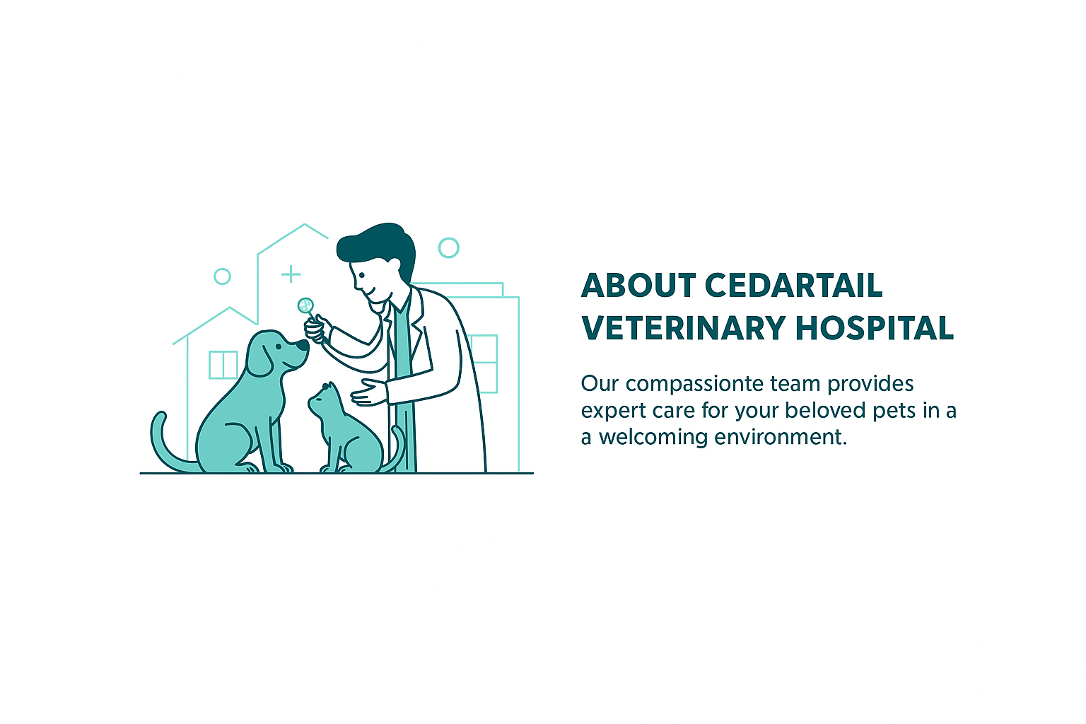 Veterinary hospital interior